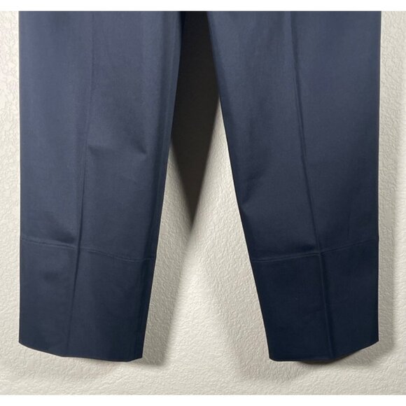 AYR The Me Time Pleated Cropped High Rise Pants Black - Picture 11 of 12